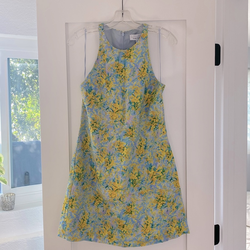 & other stories 60s inspired mini dress